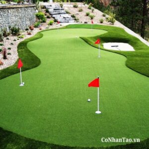 Hình ảnh thực tế thi công Cỏ nhân tạo sân Golf V2