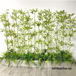 Cây Trúc Quân Tử Giả Cao Cấp Trang Trí -Thân Vàng