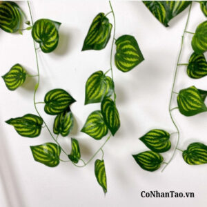 Dây Lá Giả Trang Trí - Bó Dây Leo Trang Trí Các Mẫu Lá To