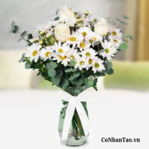 Gợi ý cách trang trí với cành cúc hoạ mi giả