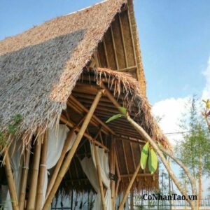 Ứng dụng của mái lá nhân tạo PKTC-1004 trong các công trình