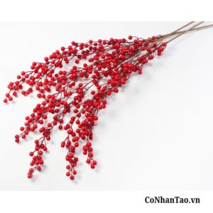 Ý nghĩa phong thủy của cành đào đông đỏ